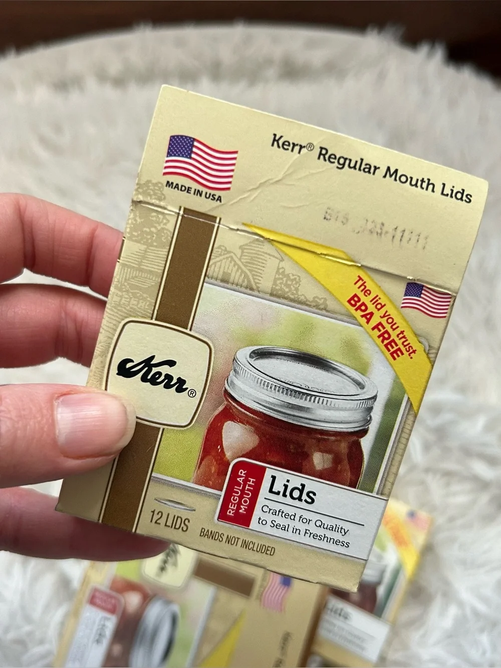 Kerr Ball Regular Mouth Home Canning Lids Three Packages One is NEW